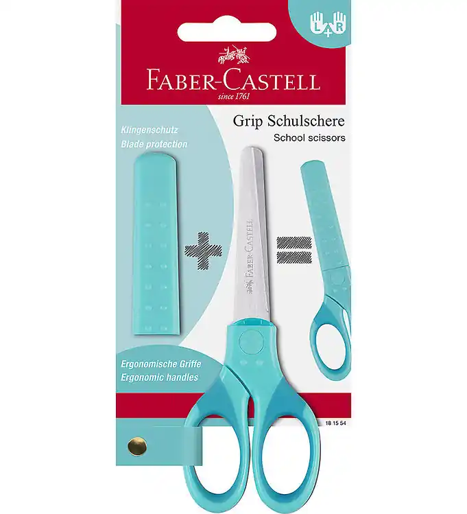 Shop Nu Faber-Castell Schaar - Ergonomisch - Turquoise