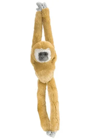 Wild Republic Knuffel - Hangend Aapje - 18x55 - Gibbon-aap met w Premium