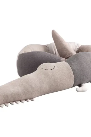 Sebra Kussen - Gehaakt - 190 cm - Super Friendy Sleepy Croc - Se Beperkt Aanbod