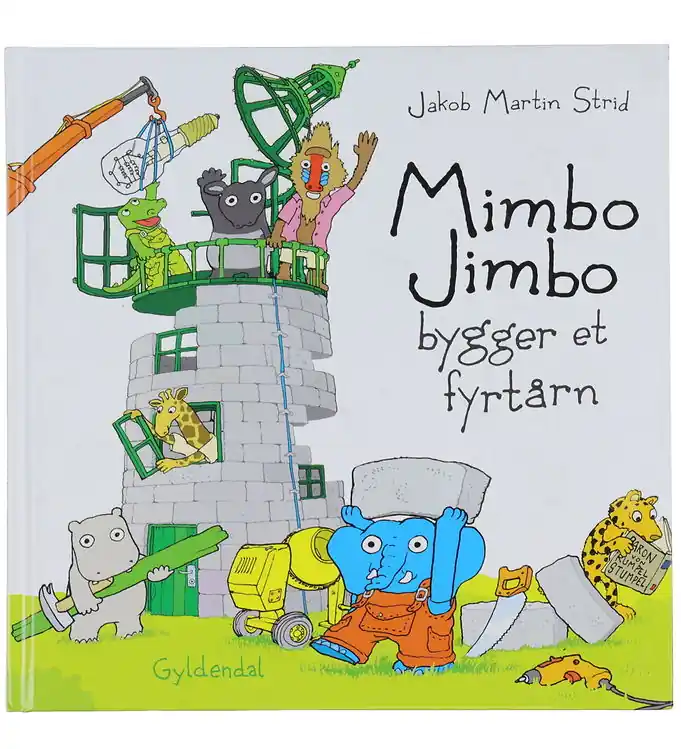 Forlaget Gyldendal Boek - Jimbo bouwt een vuurtoren - Deens Gecertificeerd