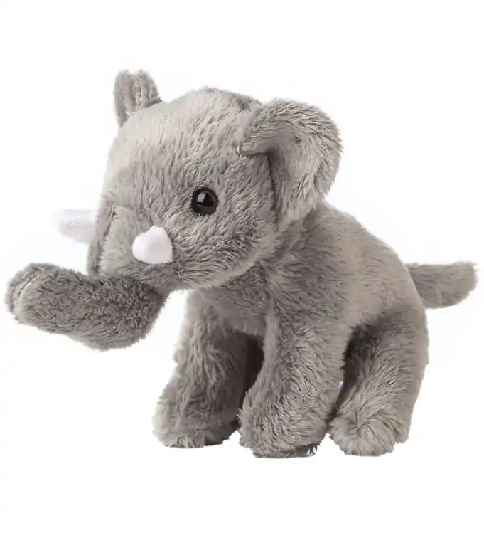 Living Nature Knuffel - 15x12 cm - Smols - Olifant - Grijs Op = Op