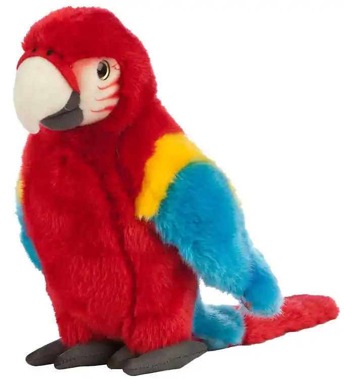 Koop Online Living Nature Knuffel - 25x16 cm - Ara - Rood
