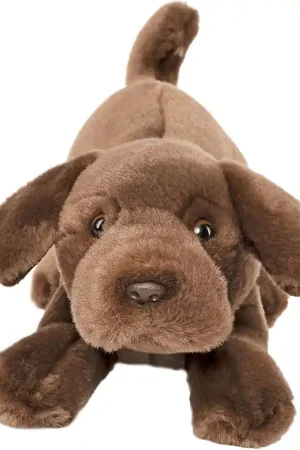 Tijdelijk Beschikbaar Living Nature Knuffel - 25x15 cm - Speelse Labrador Puppy - Brui