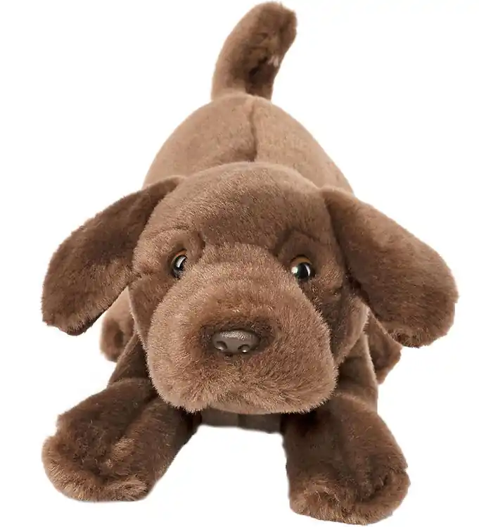 Tijdelijk Beschikbaar Living Nature Knuffel - 25x15 cm - Speelse Labrador Puppy - Brui