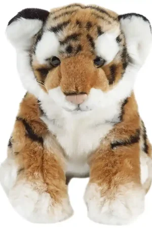 Goedkoop Living Nature Knuffel - 32 x 20 cm - Tijger - Oranje