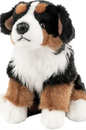 Living Nature Knuffel - 30x21 cm - Berner Sennenhond - Bruin/Zwa Bestseller