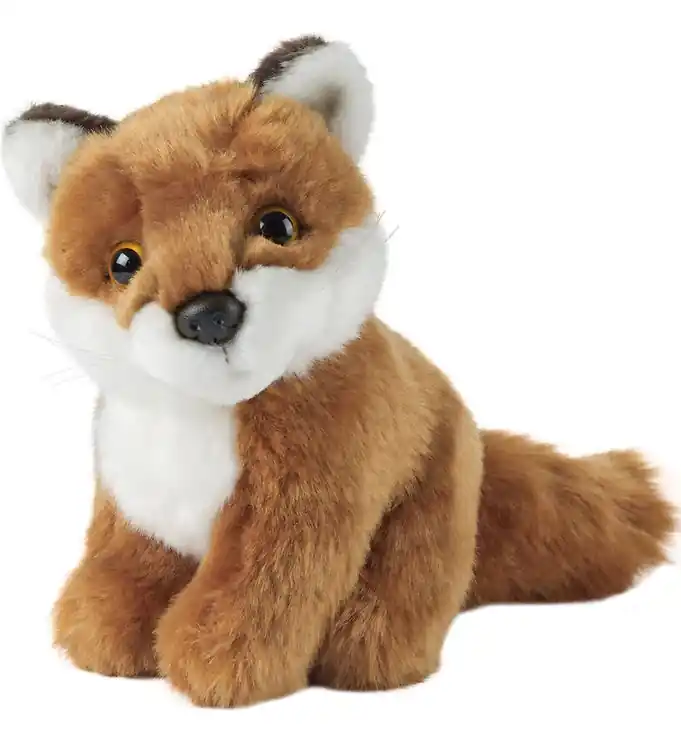 Hete Deal Living Nature Knuffel - 17x15 cm - Vos - Bruin