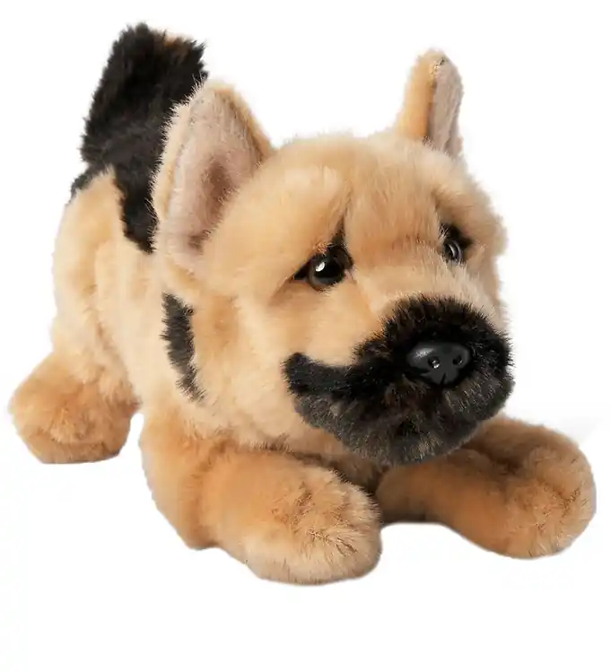 Alleen Vandaag Living Nature Knuffel - 24x15 cm - Duitse herder speelse pup - B