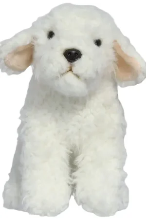 Living Nature Knuffel - 26x21 cm - Labradoodle - Cream Exclusieve Aanbieding