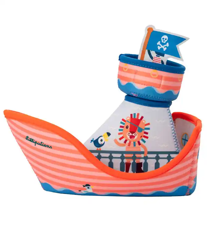 Lilliputiens Badspeelgoed - Jack de leeuw Piratenschip Seizoensaanbieding
