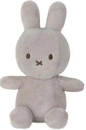 Bon Ton Toys Knuffel - 10 cm - Lucky Miffy Sitting - Grijs Must-Have
