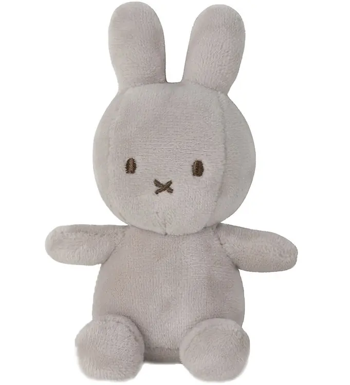 Bon Ton Toys Knuffel - 10 cm - Lucky Miffy Sitting - Grijs Must-Have