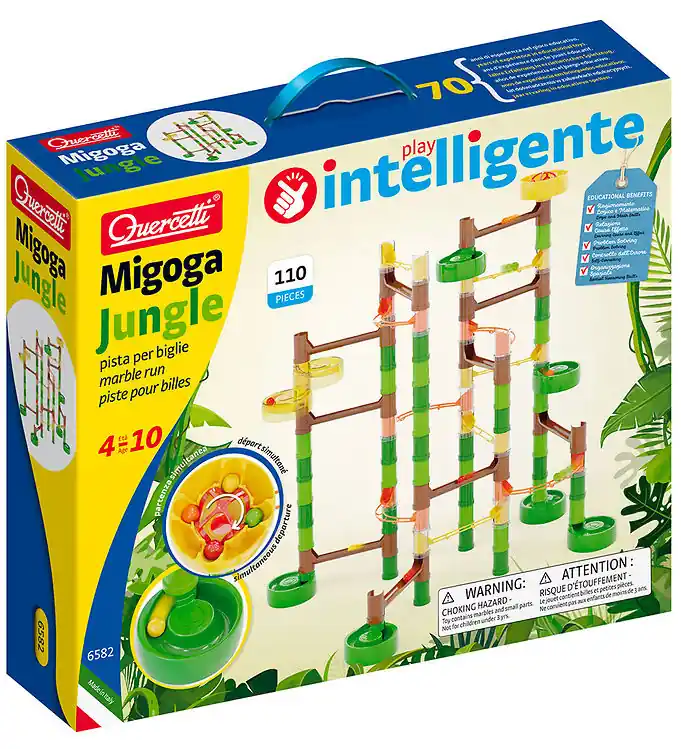 Op = Op Quercetti Knikkerbaan - Migoga Jungle Marble Rennen - 108 Onderd