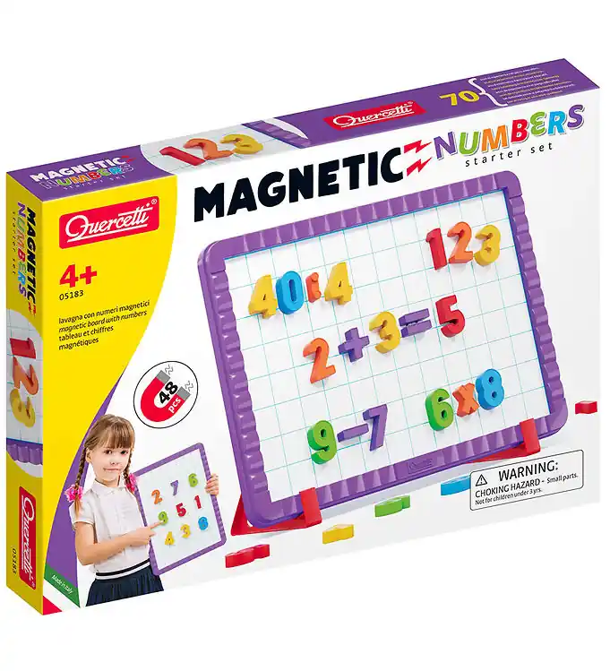 Laatste Versie Quercetti Magnetisch Bord - Nummers Startset - 48 Onderdelen - 0