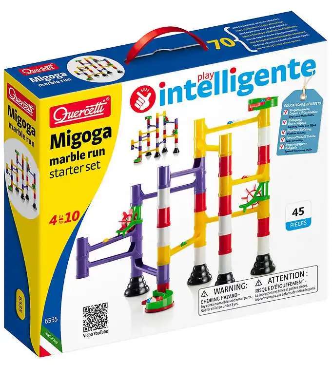 Beperkt Aanbod Quercetti Knikkerbaan - Migoga Marble Hardlopen Starter Instelle
