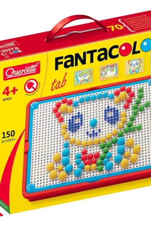 Finale Uitverkoop Quercetti Mozaïek met spelden - Fantacolor Tab - 150 Onderdelen