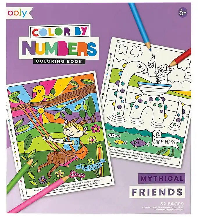 Ooly Kleurboek - Kleur Stad Getallen - Mythisch Friends Goedkoop