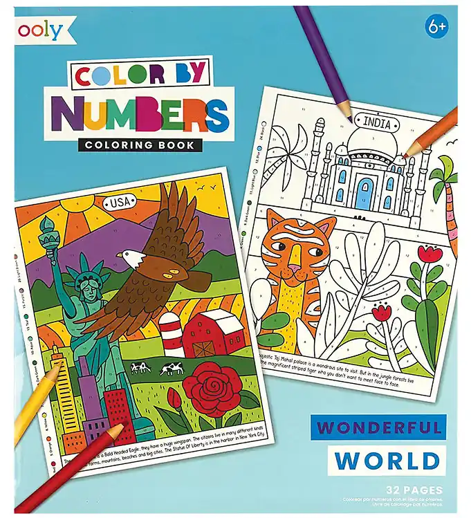 Ooly Kleurboek - Kleur Stad Nummers - Wonderlijke Wereld Koop Vandaag