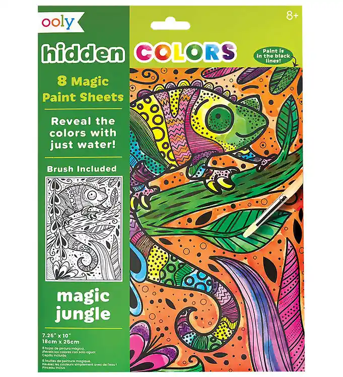 Ooly Magische Kleurplaten - Verborgen Kleuren - 8 st. - Magische Dagaanbieding