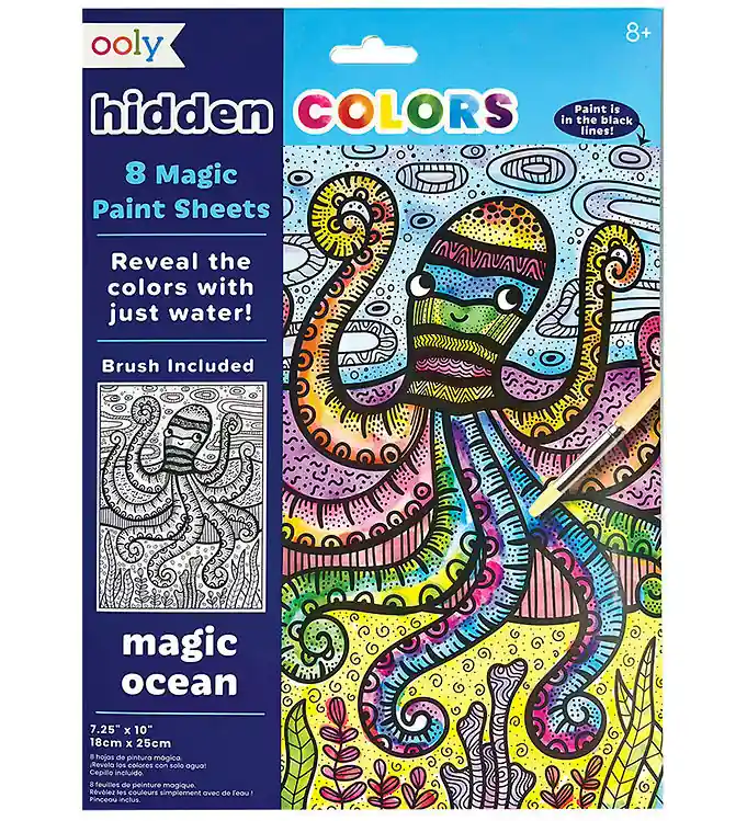 Tijdelijk Beschikbaar Ooly Magische Kleurplaten - Verborgen Kleuren - 8 st. - Magische