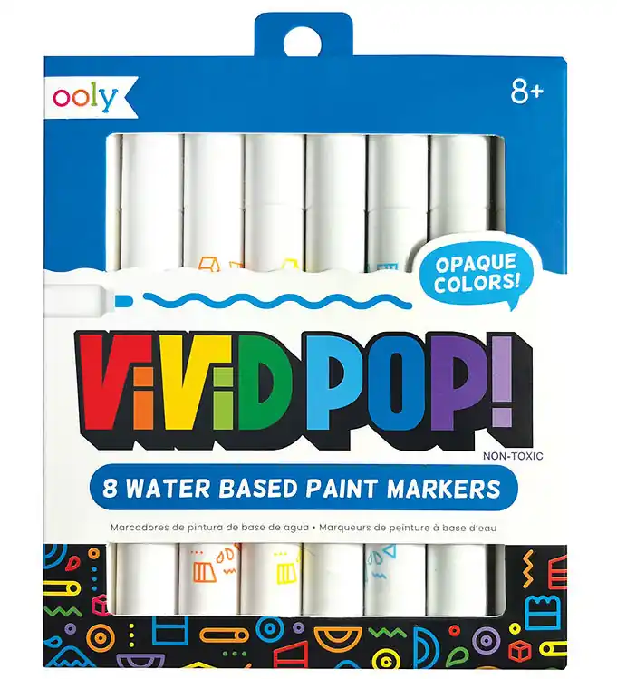 Laatste Versie Ooly Markers - 8 stk - Levendig Pop!