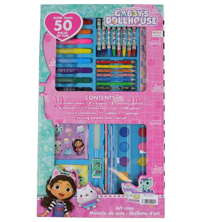 Gabby's Dollhouse Tekenset - 52 Onderdelen Uitverkoop