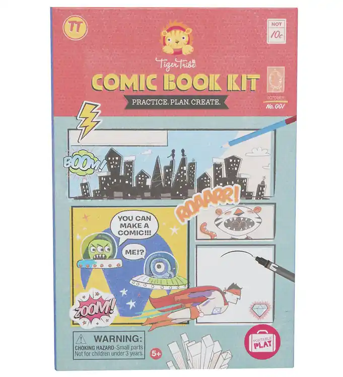 Tiger Tribe Creatieve Speelset - Comic Book Kit Gecertificeerd
