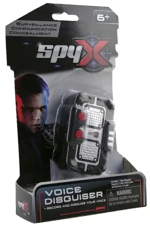 SpyX - Stemvermomming - Zwart/Zilver Koop Online