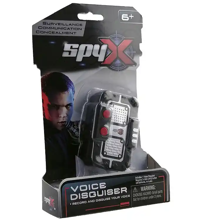 SpyX - Stemvermomming - Zwart/Zilver Koop Online