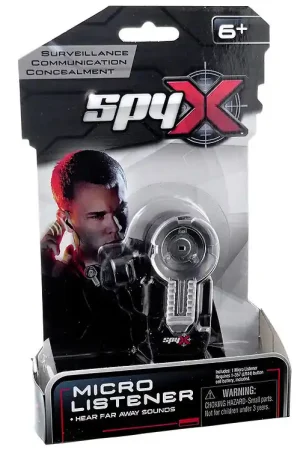 Dagaanbieding SpyX - Micro Luisteraar - Zwart