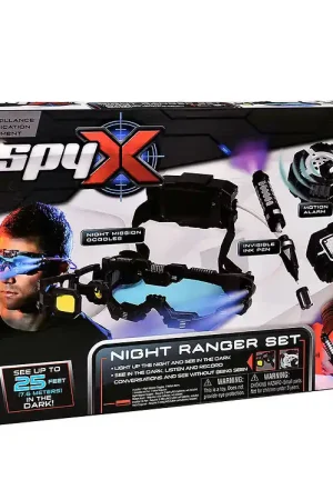 SpyX - Night Ranger Set - Zwart/Zilvergrijs Superprijs