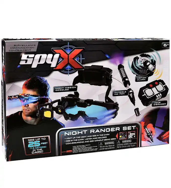 SpyX - Night Ranger Set - Zwart/Zilvergrijs Superprijs