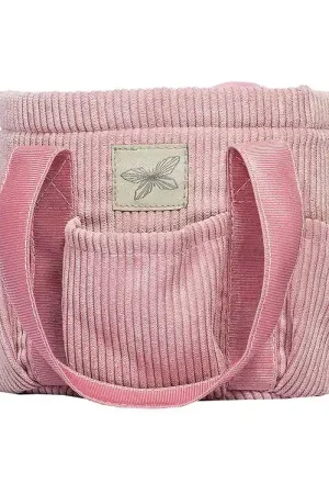 by ASTRUP Verzorgingstas voor gekke paarden - Corduroy - Roze Alleen Vandaag