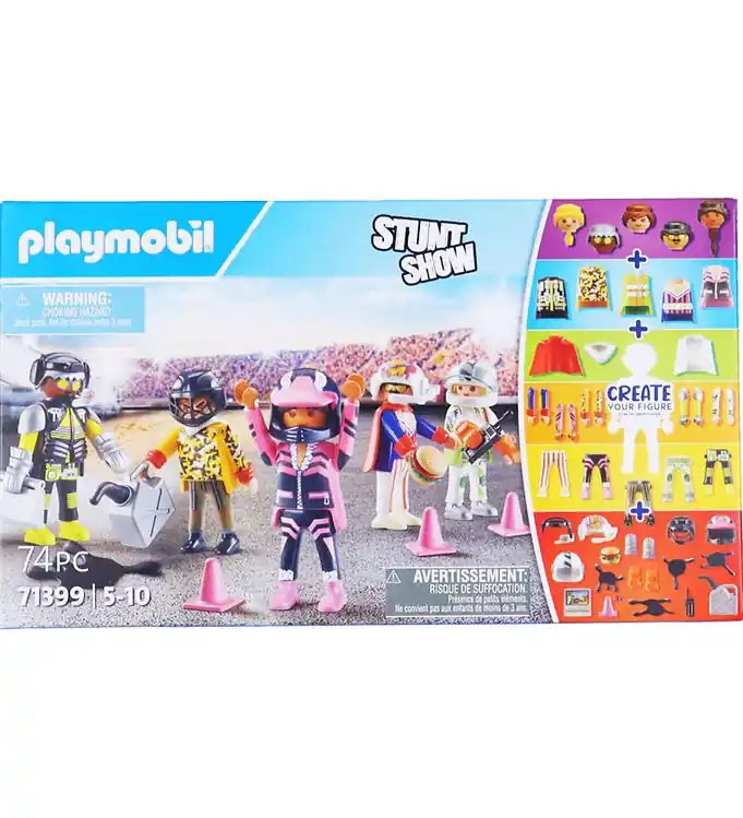 Playmobil Stuntshow - My Figures: Stuntshow - 71399 - 74 Onderde Gecertificeerd