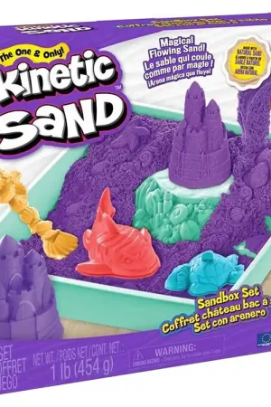 Betaalbaar Kinetic Sand Strandset - 454 g - Paars