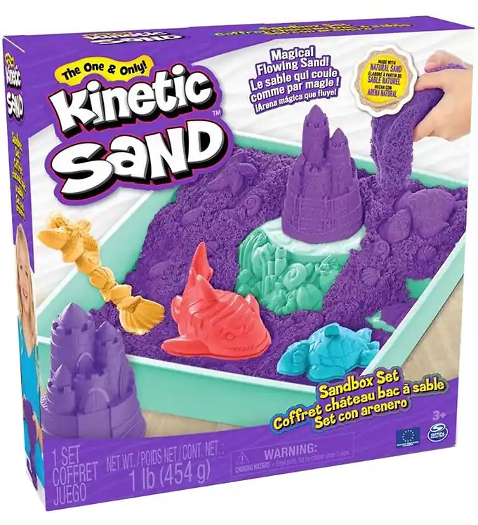 Betaalbaar Kinetic Sand Strandset - 454 g - Paars
