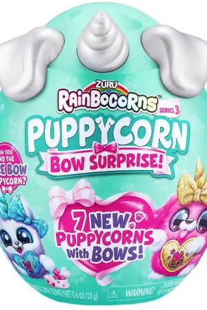 Rainbocorns Verrassing - 7 Onderdelen - 18 cm - Puppymaïs Bow Dagaanbieding