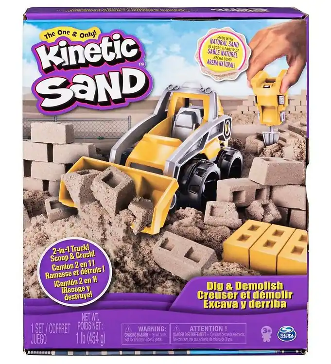 Speciale Aanbieding Kinetic Sand Strandset - Graven & Slopen - 454 g