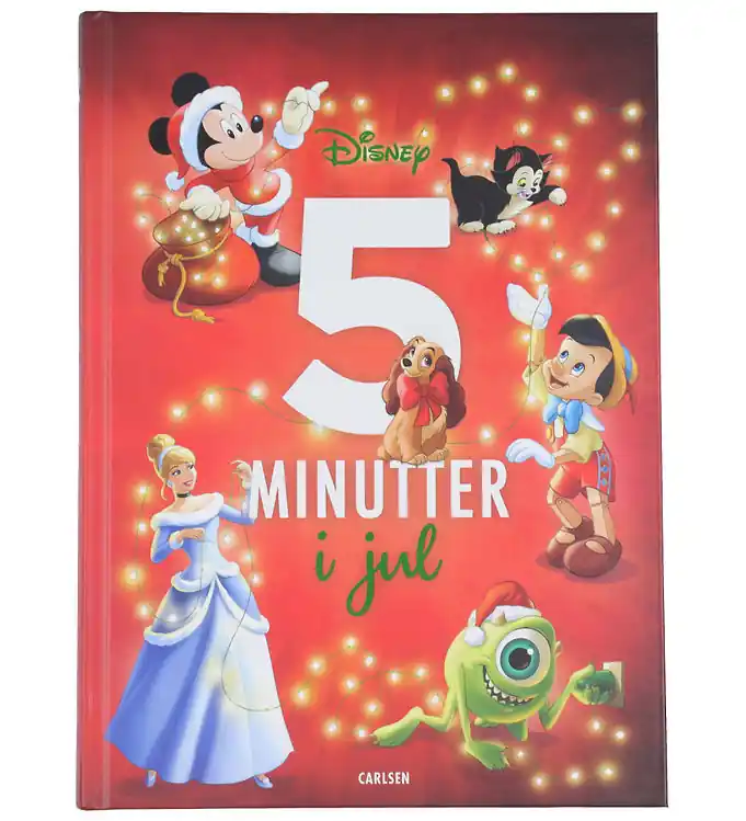 Forlaget Carlsen Boek - 5 minuten Kerstmis - Disney - Deens Hete Deal