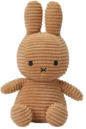 Superprijs Bon Ton Toys Knuffel - Miffy Sitting - 23 cm - Curduroy Beige