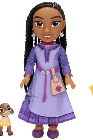 Flitsaanbieding Disney Wens Pop m. Geluid - 38 cm - Asha