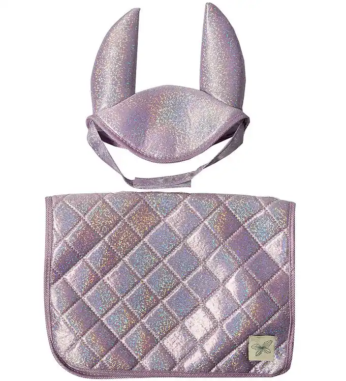 by ASTRUP Zadeldek voor gekke paarden - Paars m. Glitter Seizoensaanbieding