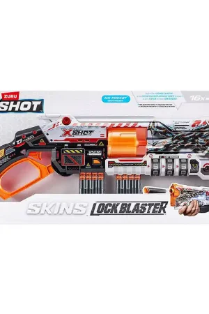 Gecertificeerd X-SHOT Schuimpistool - Skins Lock Blaster m. Schuimpijlen