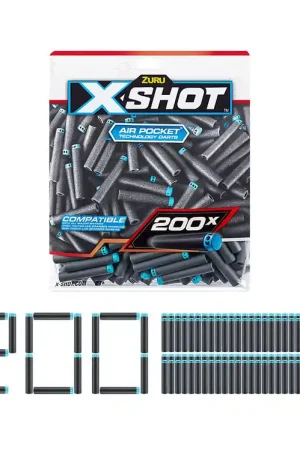 Bestel Nu X-SHOT Schuimpijlen - 200 st. - Refill Pak