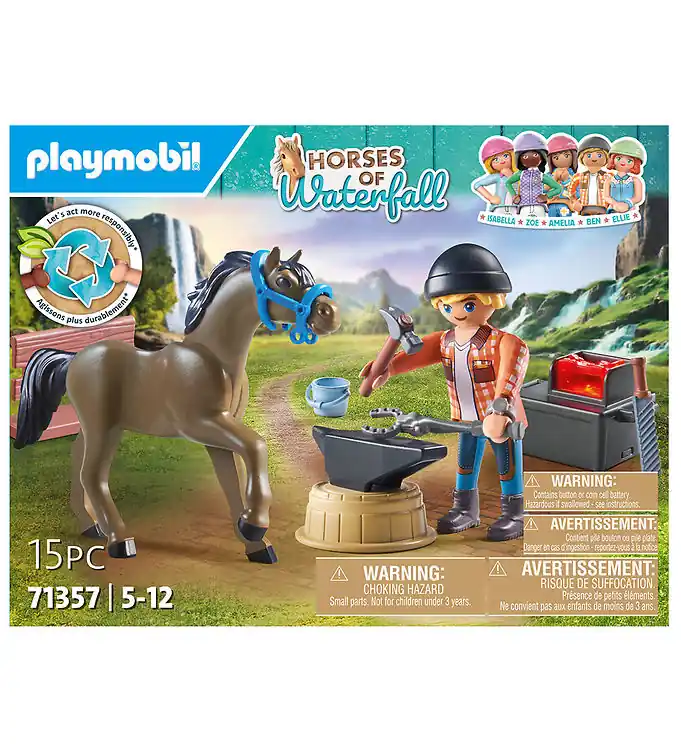 Aanbieding Playmobil Paarden van Waterval - Hoefsmid... - 71357 - 15 Onderd