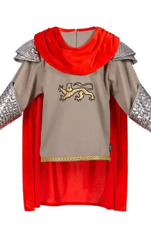 Souza Verkleedkleren - Koning - Arthur - Grijs/Rood Express Levering