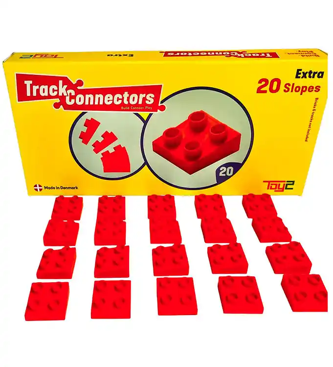 Toy2 Track Connectors - 20 st. - Hellingen Meest Verkocht