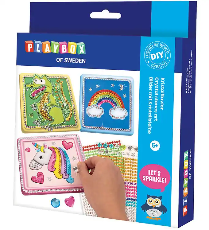 Betaalbaar Playbox Creatieve Speelset - Crystal Stones Art