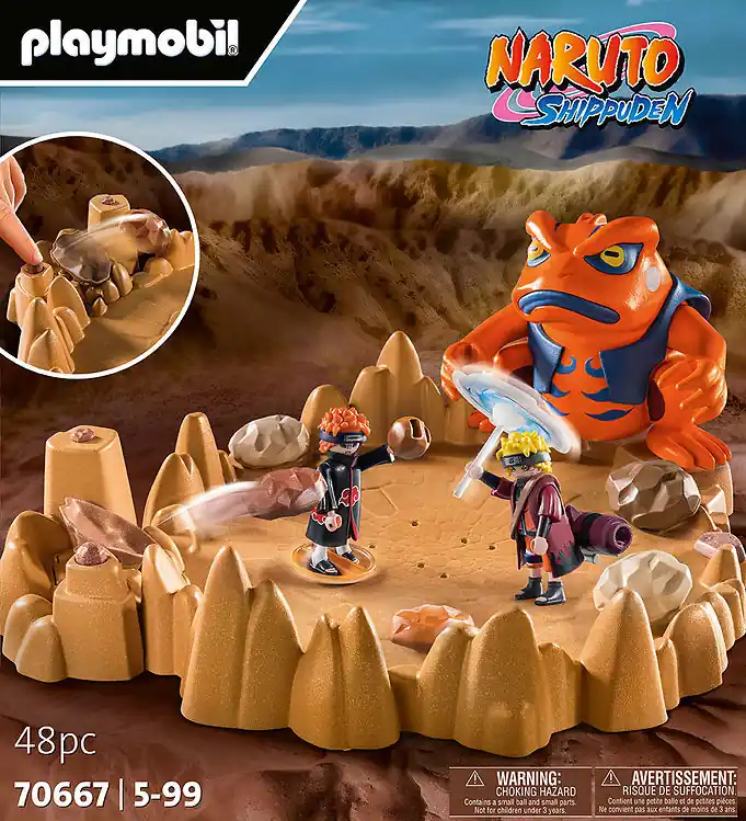 Playmobil Naruto - Naruto versus. Pijn - 70667 - 48 Onderdelen Lage Prijs