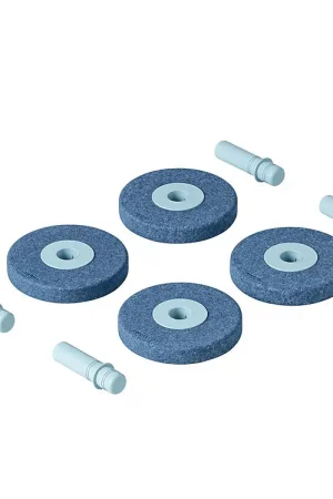 Lage Kosten MODU 4x Foam Wheels - 4-pack - Deep Blue/Sky Blue